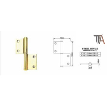 Bisagra de acero de oro para el hardware de la puerta 4 pulgadas